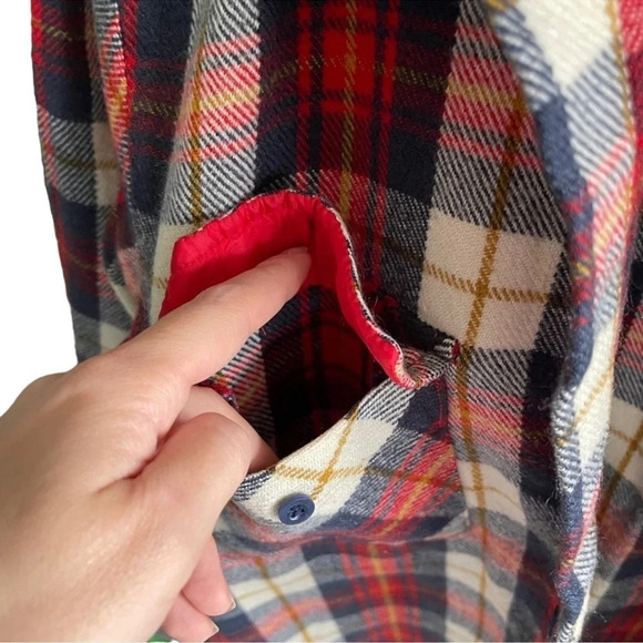 SPORTWEAR by Country Touch Plaid Front Buttons Closure Size M - Picture 5 of 10